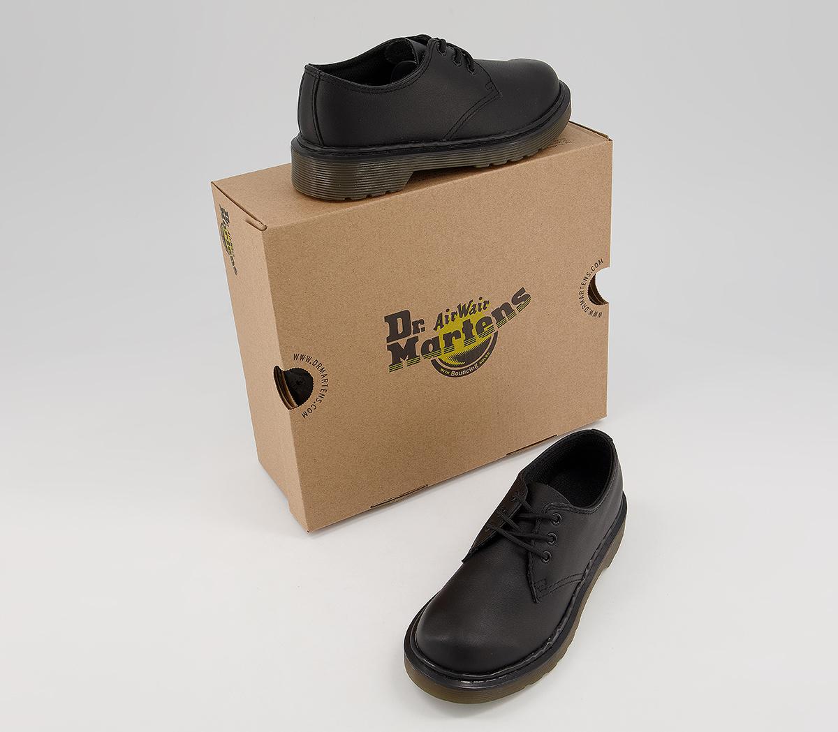 Dr. Martens3 Eye Lace Junior ShoesBlack Leather