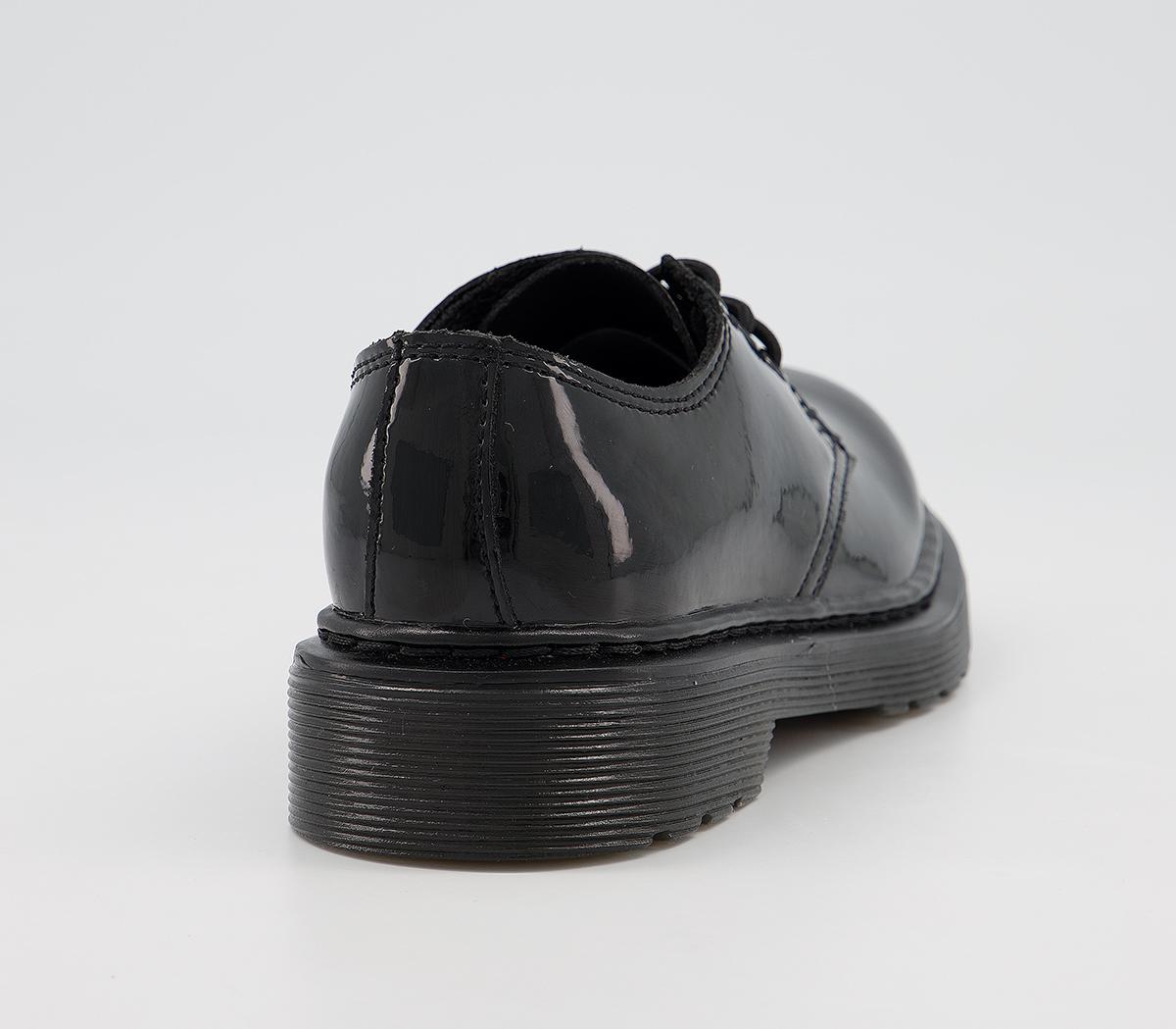 Dr. Martens 3 Eye Junior Lace Shoes Dr. Martens 3 Eye Junior Lace Shoes Black Patent
