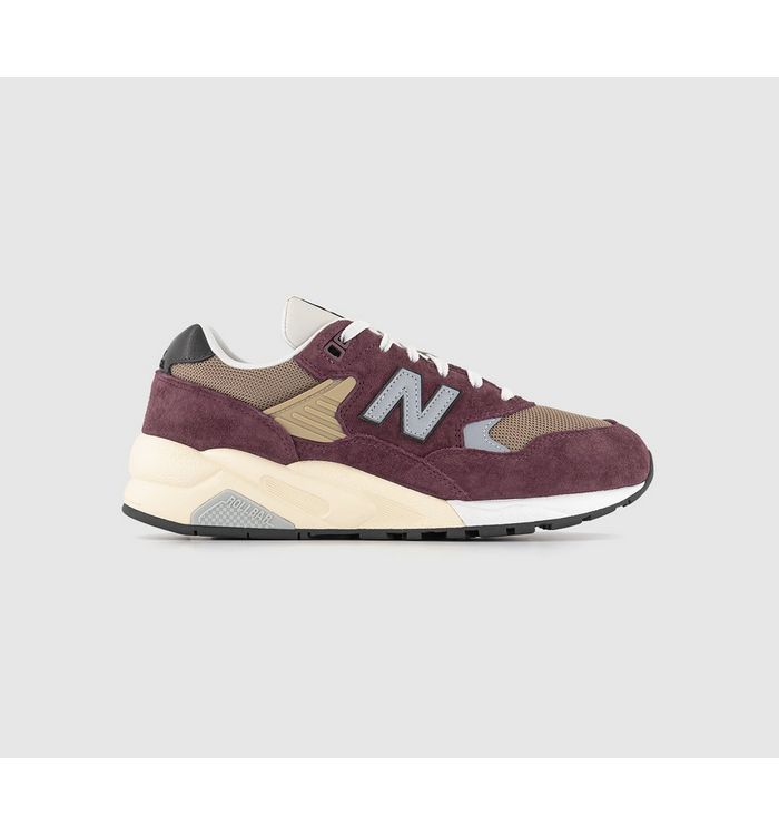 New Balance Mt580 Trainers Washed Burgundy In Red