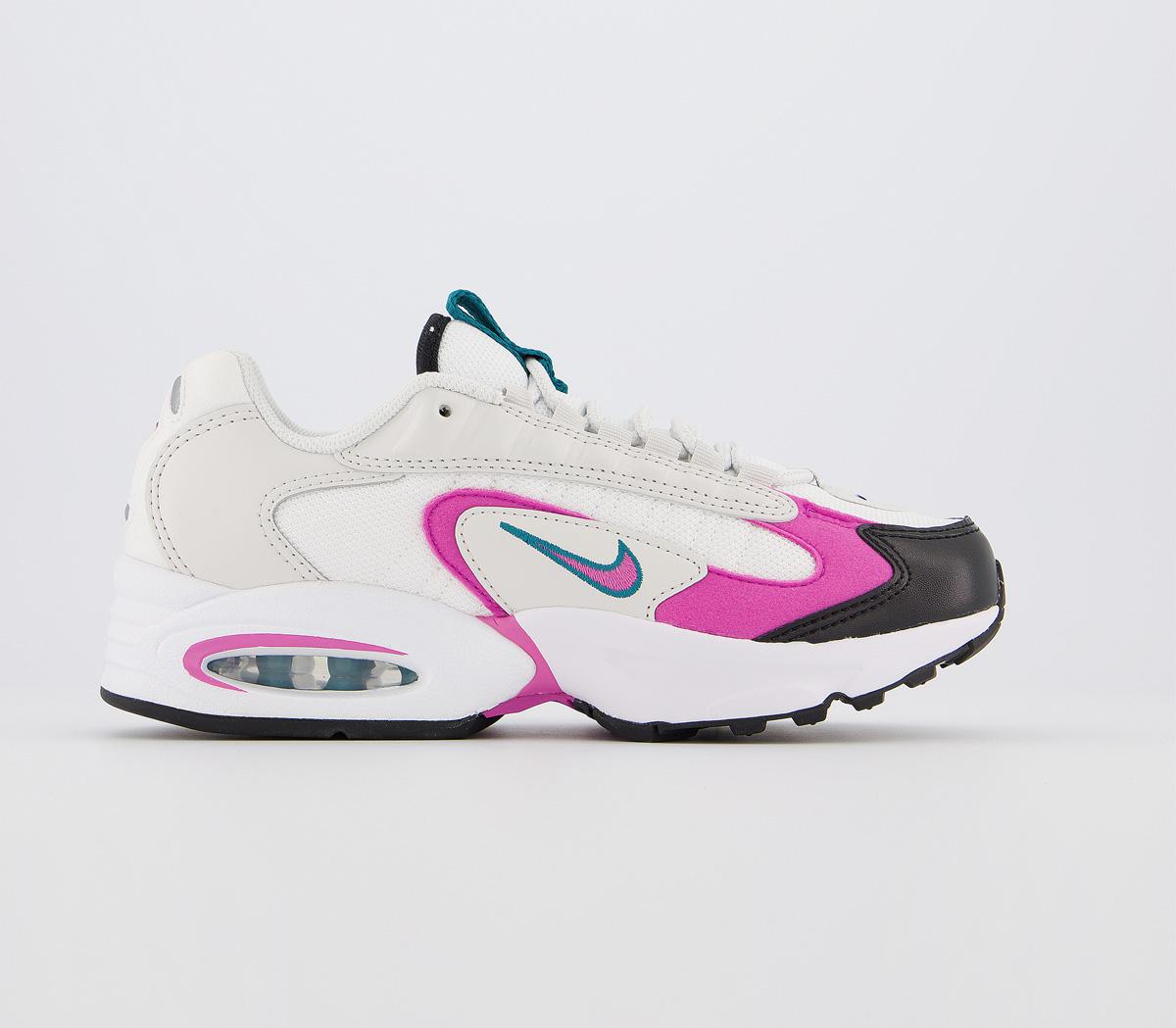 Nike Air Max Triax Trainers White Active Fuchsia Bright Spruce F Women s Trainers