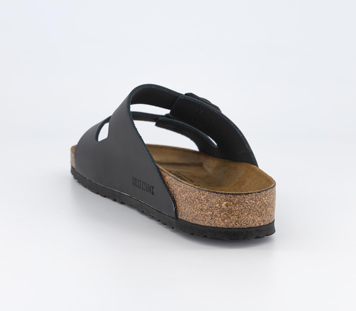 BIRKENSTOCKArizona Two Strap Sandals Black Leather