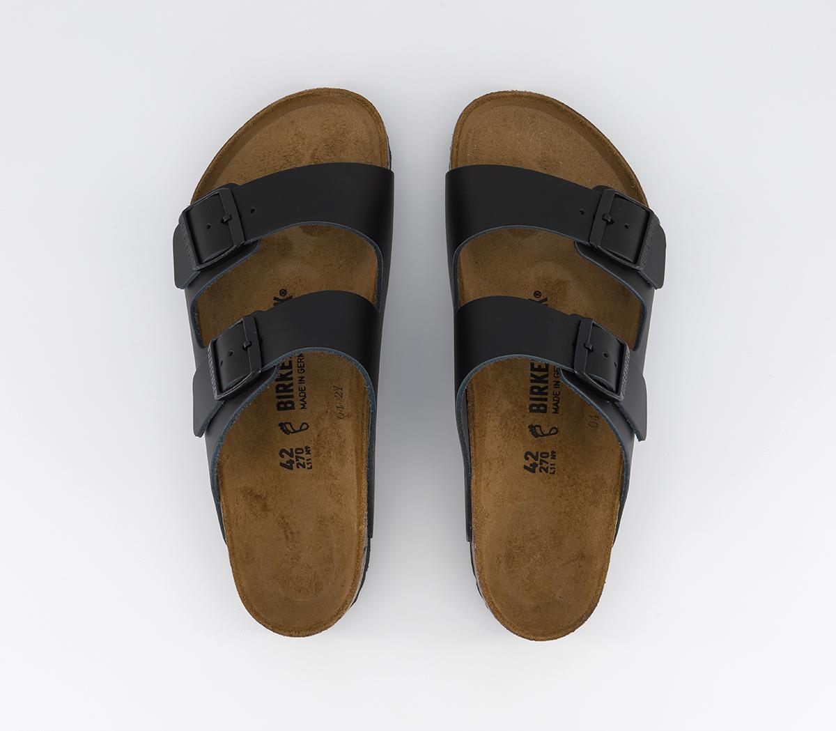 BIRKENSTOCKArizona Two Strap Sandals Black Leather