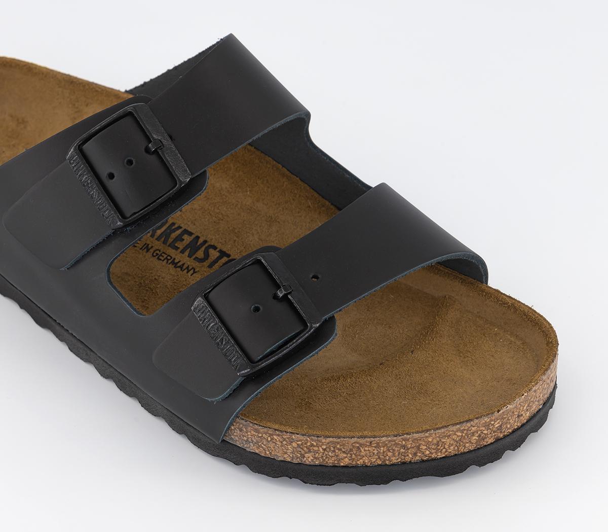 BIRKENSTOCKArizona Two Strap Sandals Black Leather