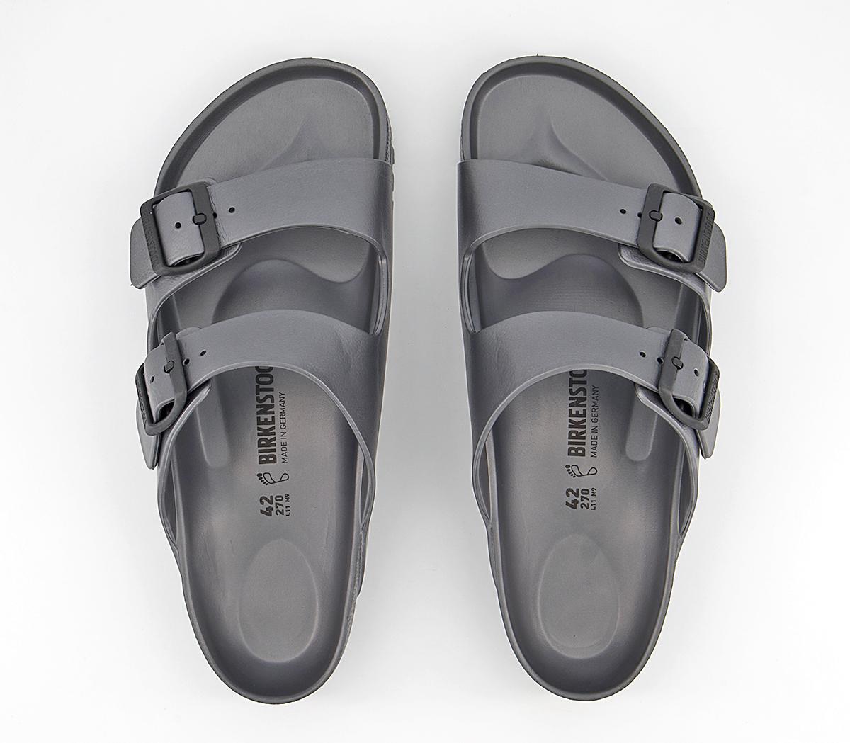 BIRKENSTOCK Arizona Two Strap Sandals Anthracite Eva - Men’s Sandals