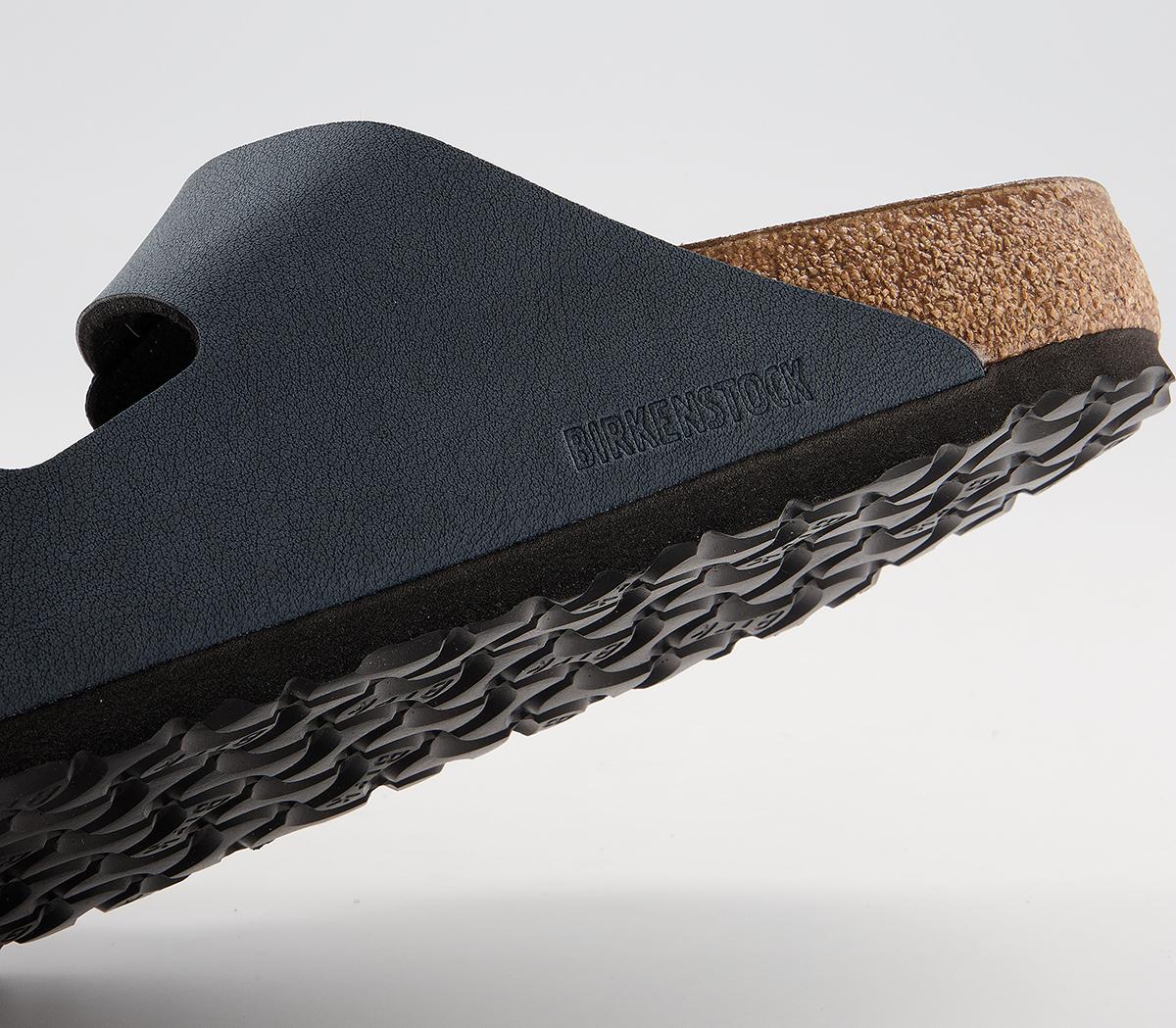 BIRKENSTOCKArizona Two Strap Sandals MBasalt Birko Flor Nubuck