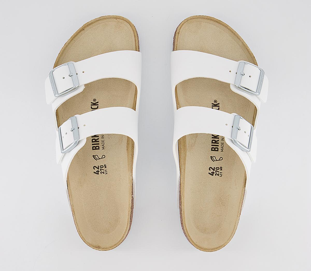 BIRKENSTOCK Arizona Two Strap Sandals M White - Men’s Sandals