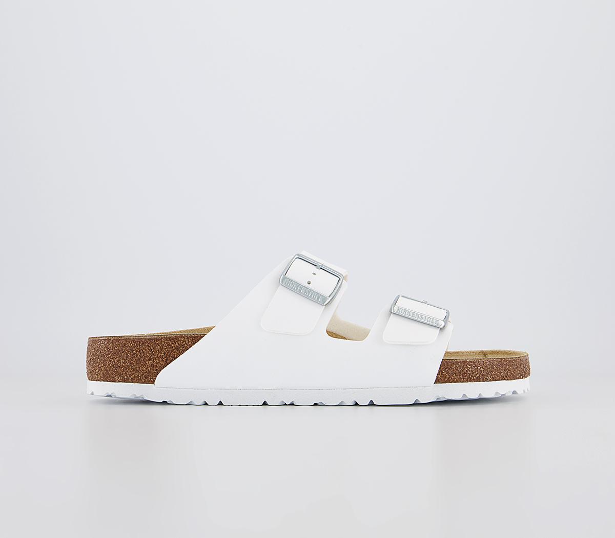 White two hot sale band sandals