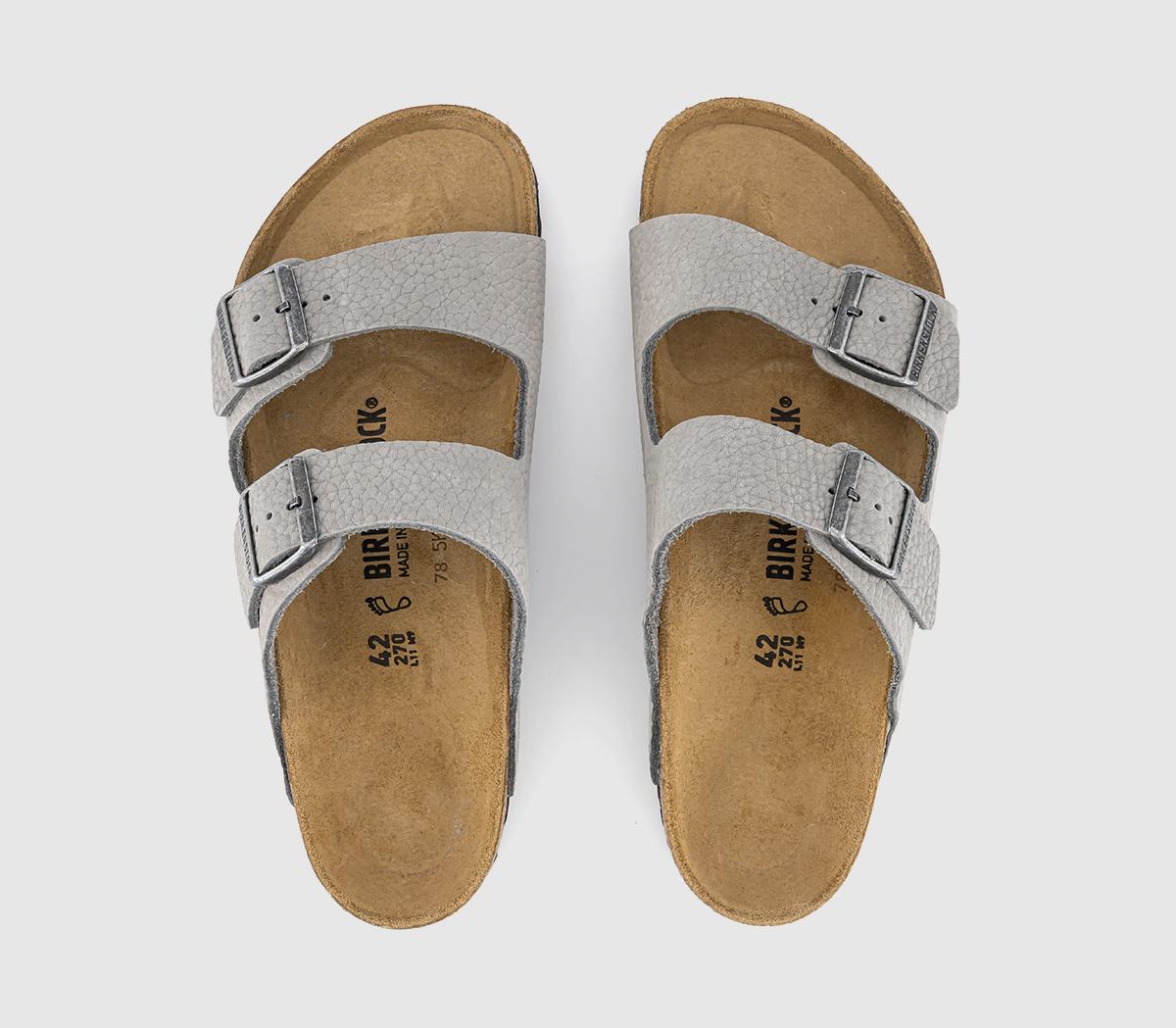 BIRKENSTOCKArizona Two Strap M Footbed SandalsDesert Buck Whale Gray