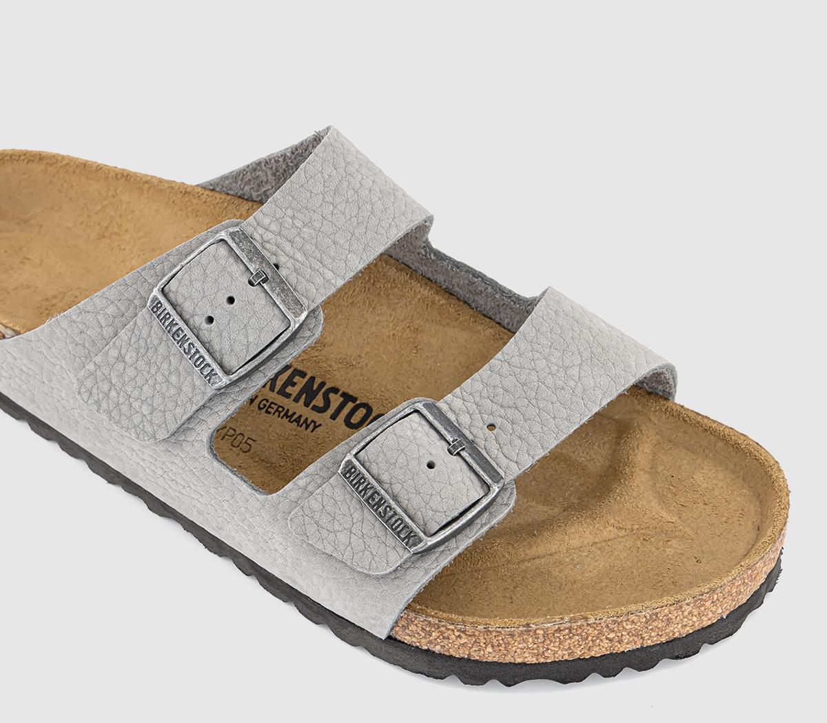 BIRKENSTOCKArizona Two Strap M Footbed SandalsDesert Buck Whale Gray