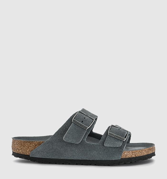 BIRKENSTOCK Arizona Two Strap Sandals Basalt Grey Tfb
