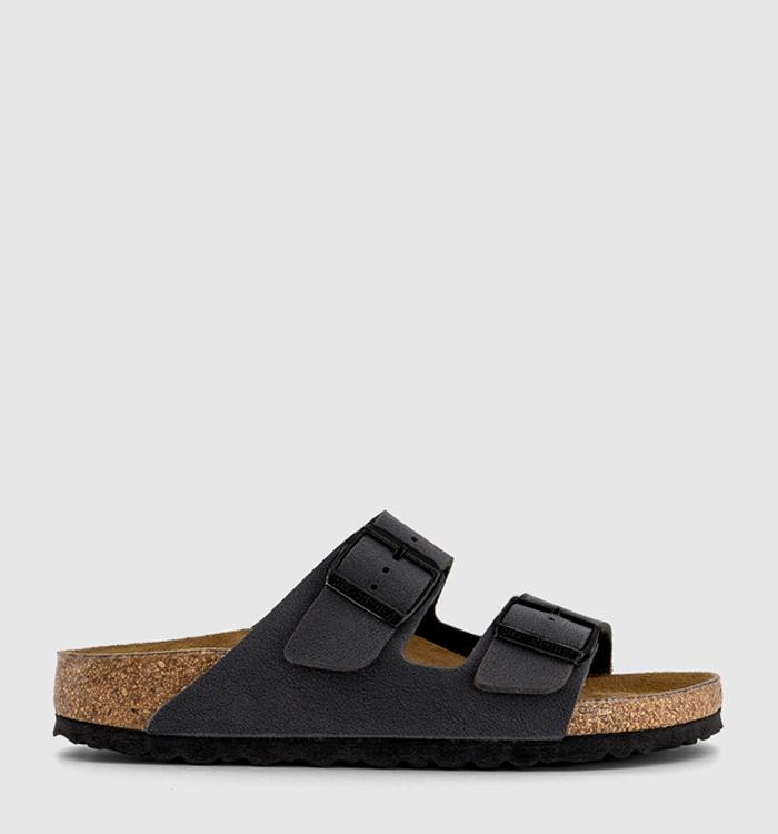 BIRKENSTOCK Arizona Two Strap Sandals Velvet Grey Bfbc