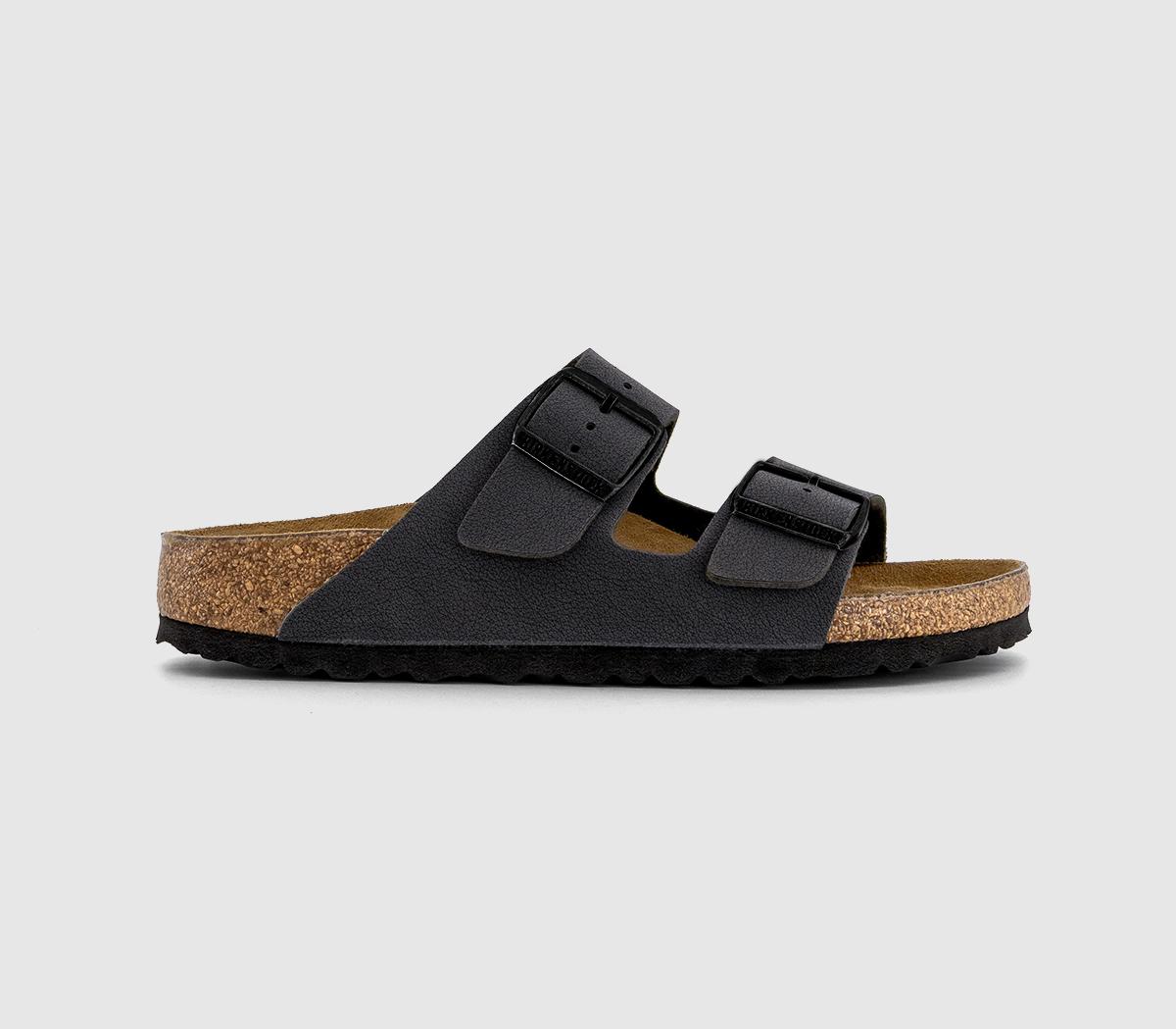 Birkenstock Arizona Two Strap Sandals Velvet Bfbc Grey in Men's Size 9.5, Office Shoes