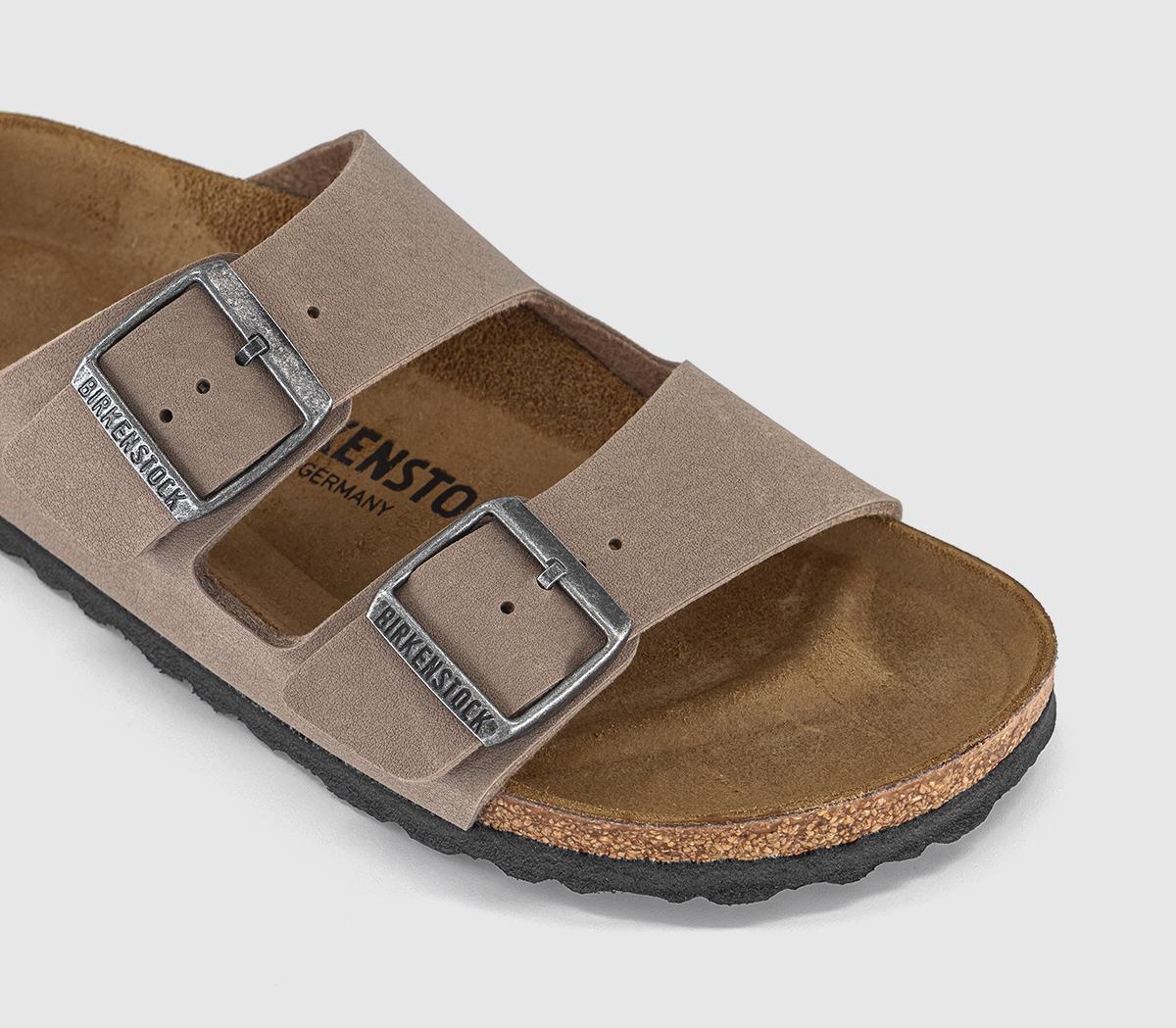 BIRKENSTOCK Arizona Two Strap Sandals Grey Taupe Bfbc - Men's Sandals