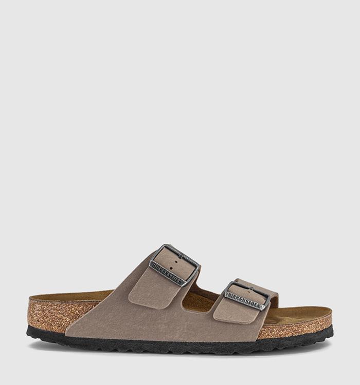 BIRKENSTOCK Arizona Two Strap Sandals Grey Taupe Bfbc