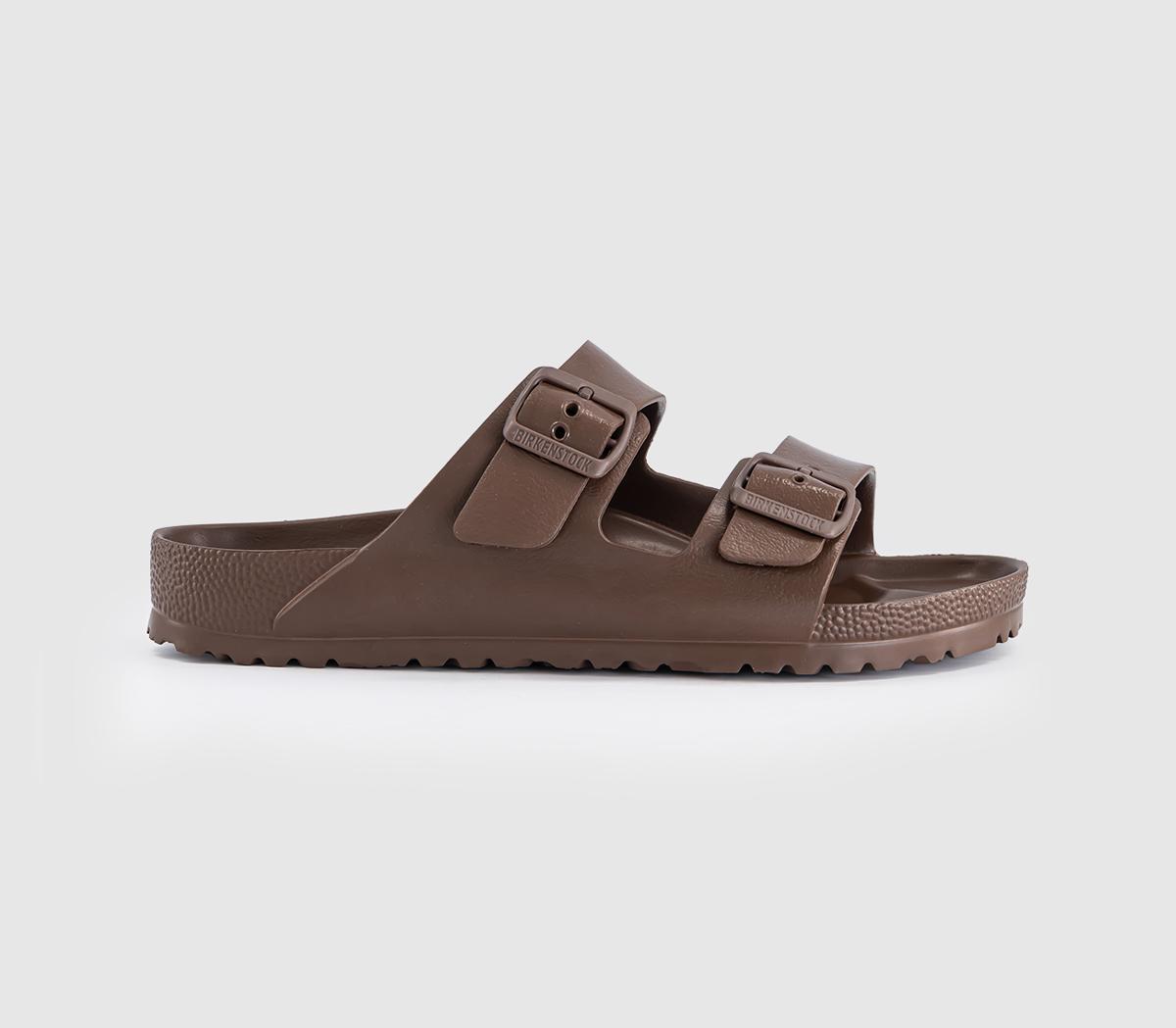 Birkenstock Arizona Two Strap Sandals Roast Eva  Brown in Men's Size 9, Office Shoes