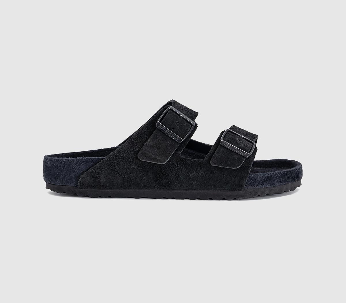 Birkenstock Mens Arizona Two Strap Men’s Sandals Black Exq All Over, 6