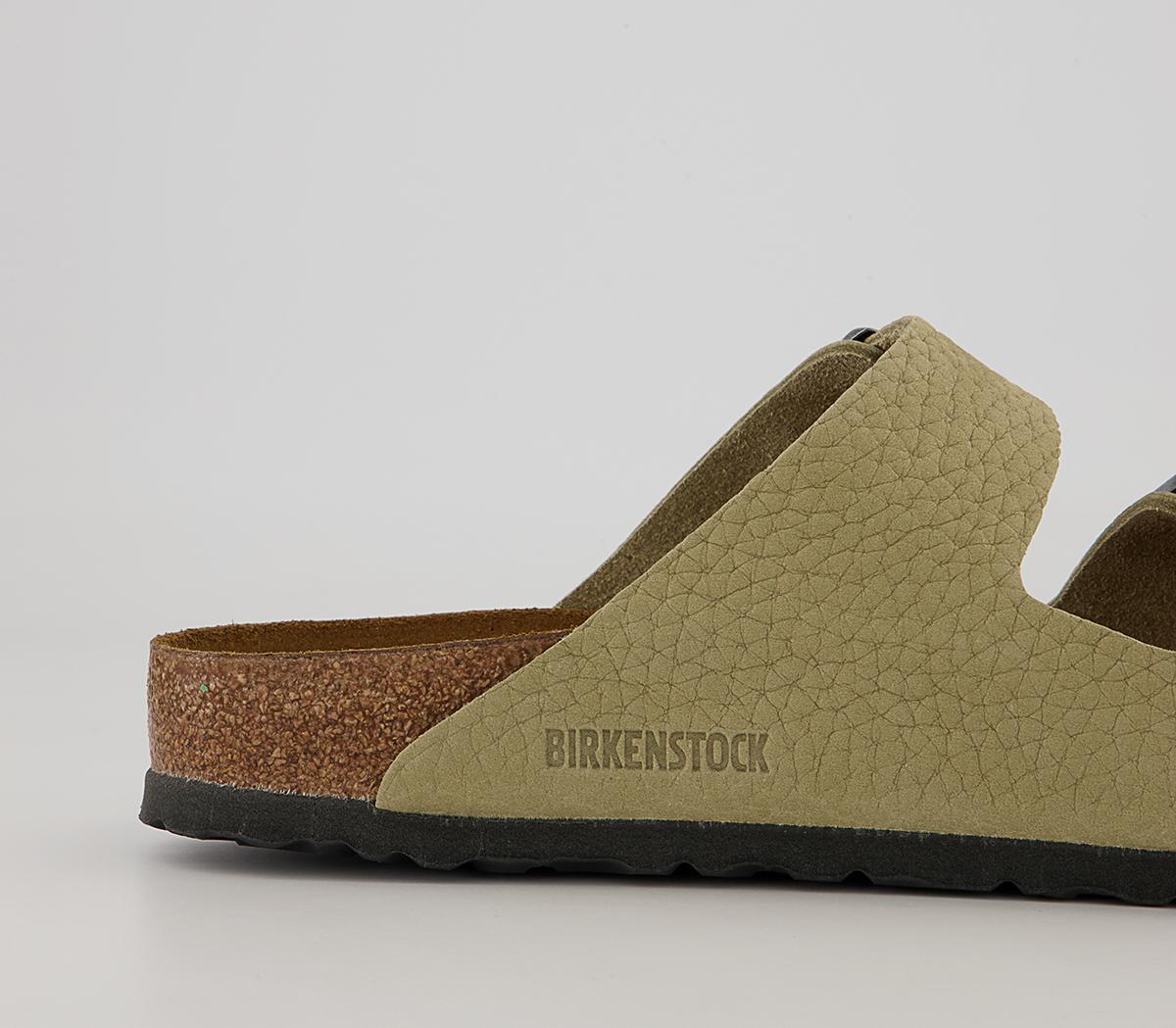 BIRKENSTOCK Arizona Two Strap Sandals BIRKENSTOCK Arizona Two Strap Sandals Desert Buck Faded Khaki