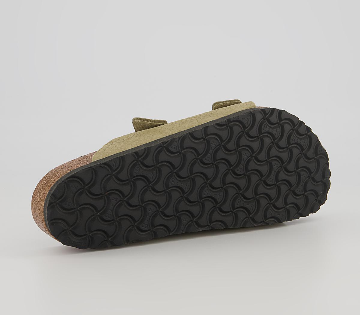 BIRKENSTOCK Arizona Two Strap Sandals BIRKENSTOCK Arizona Two Strap Sandals Desert Buck Faded Khaki