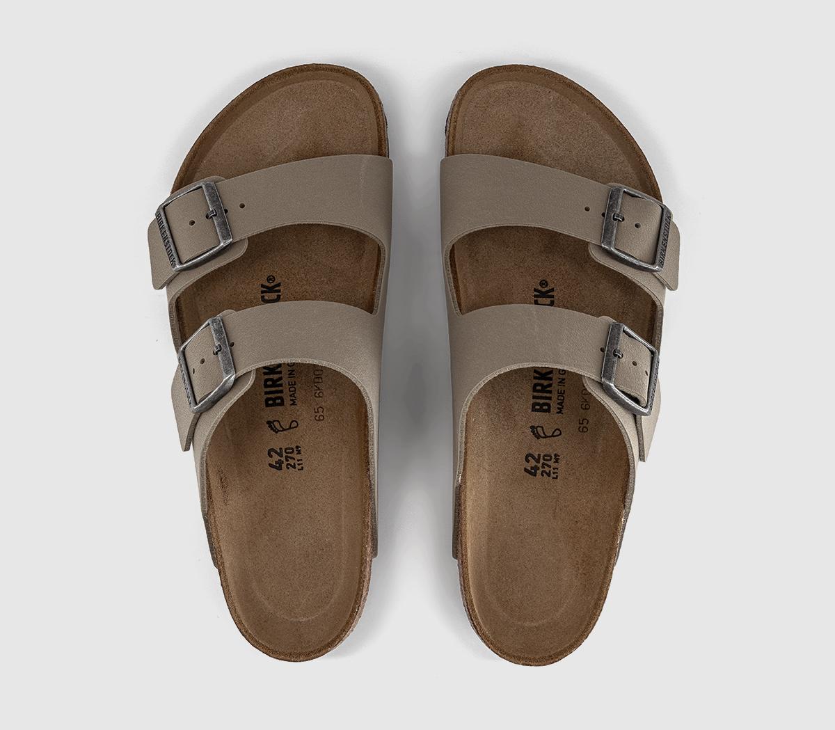 BIRKENSTOCKArizona Two Strap SandalsFaded Khaki Dark Brown Bf