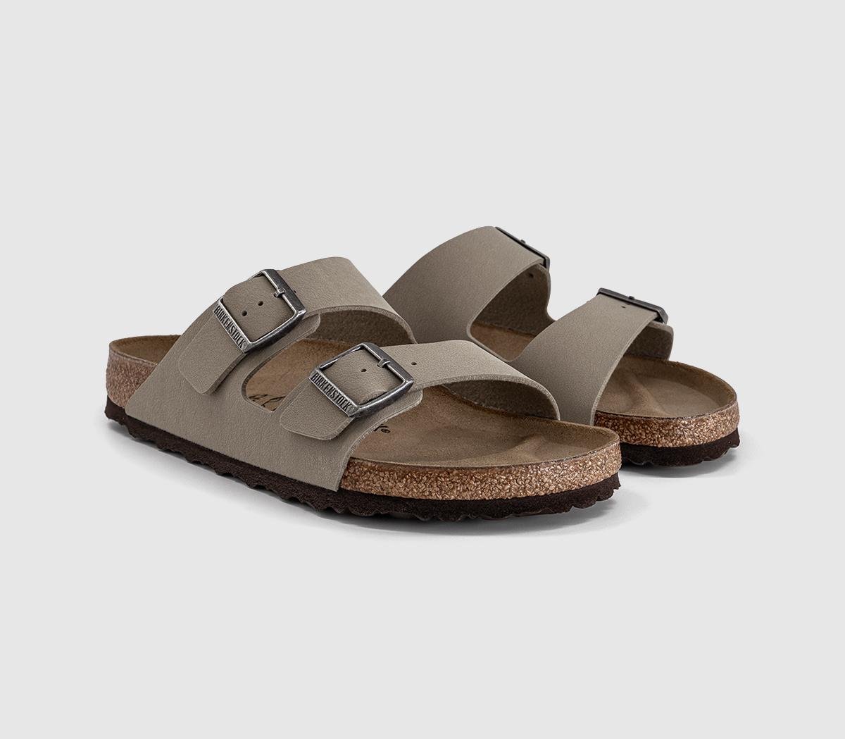 BIRKENSTOCKArizona Two Strap SandalsFaded Khaki Dark Brown Bf
