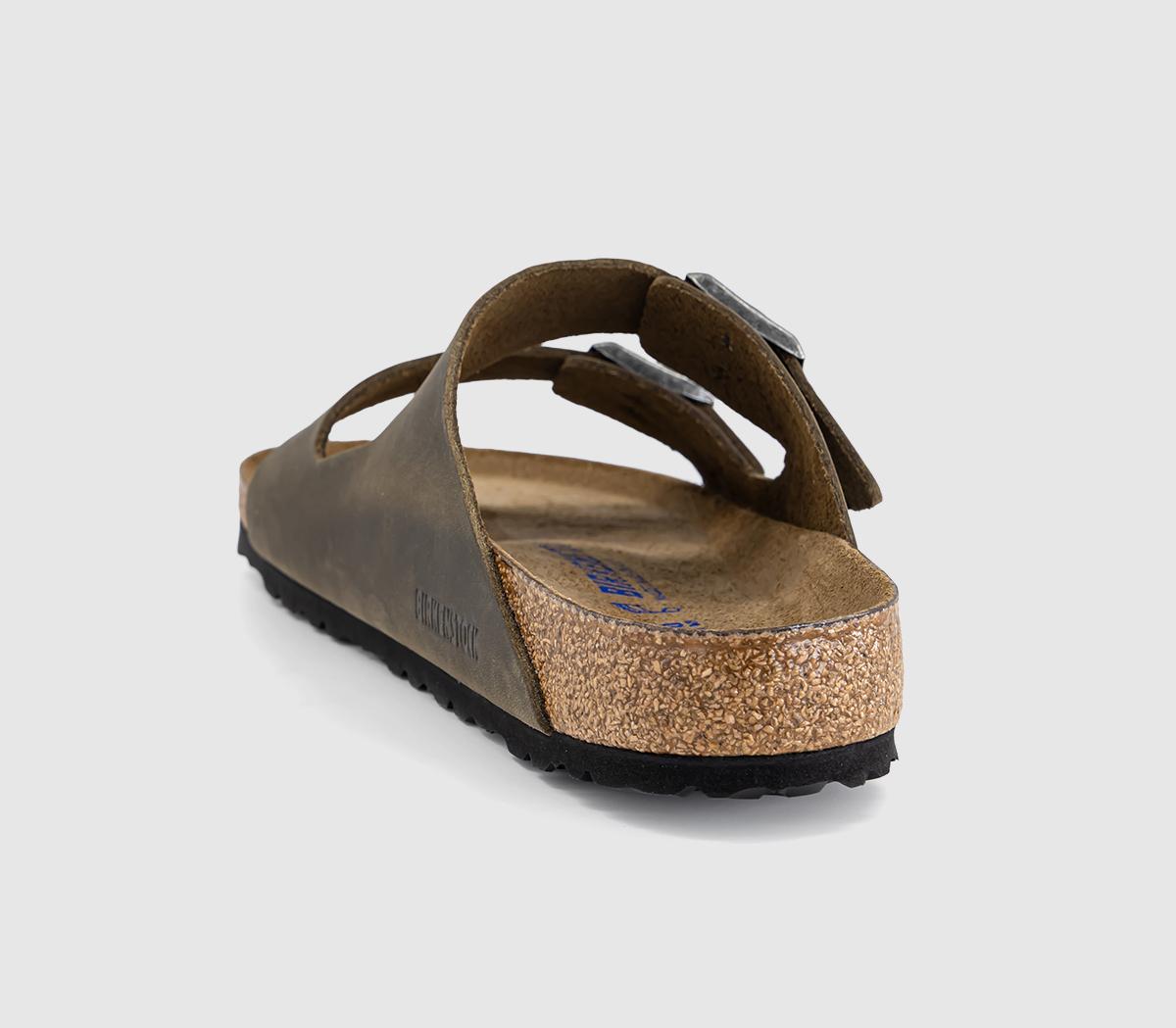 BIRKENSTOCKArizona Two Strap SandalsFaded Khaki Oiled Leather Sfb