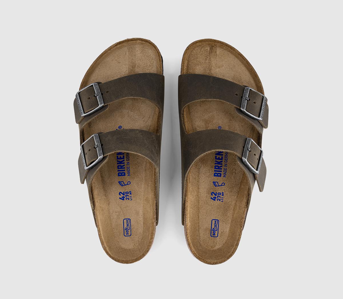 BIRKENSTOCKArizona Two Strap SandalsFaded Khaki Oiled Leather Sfb