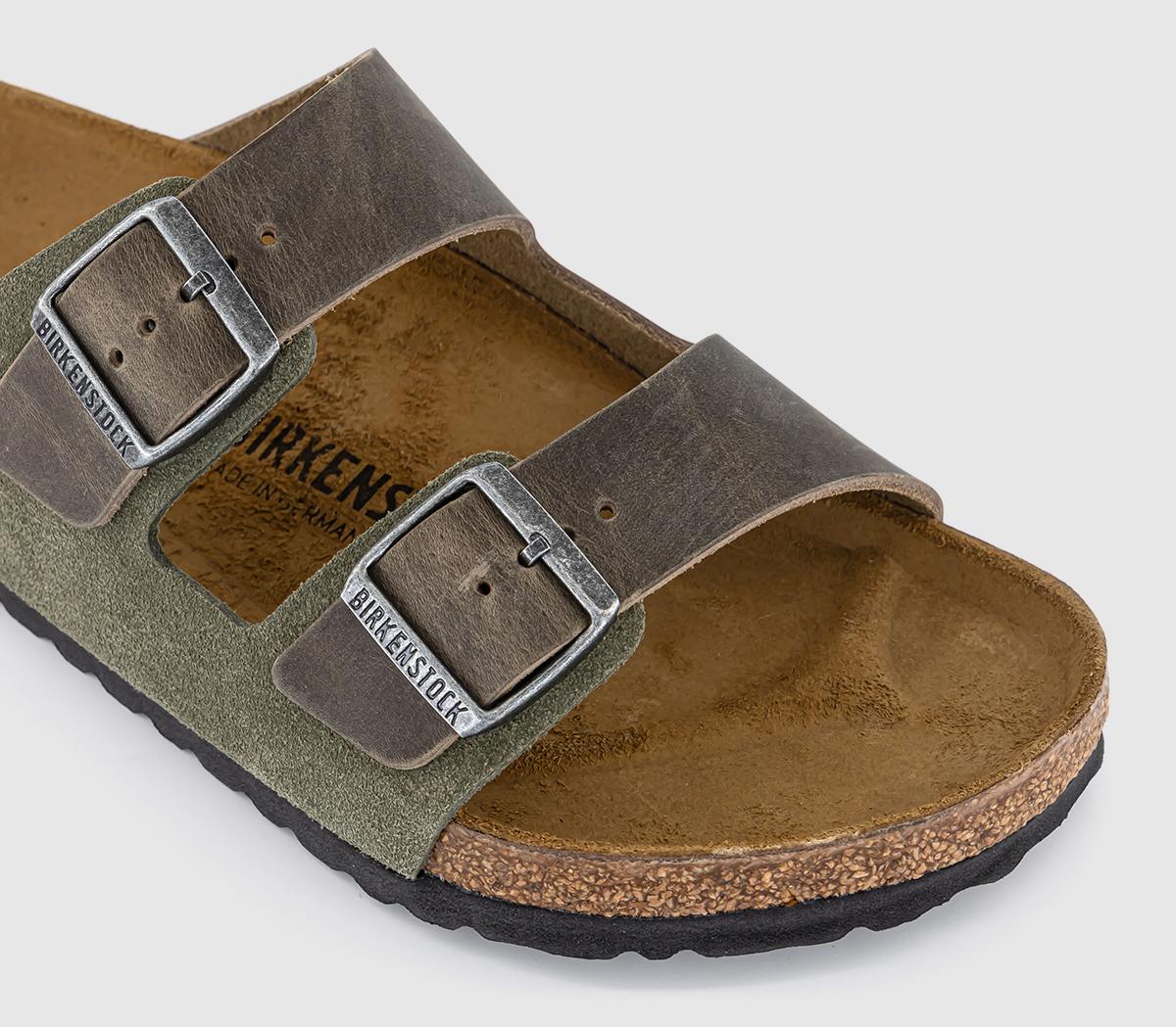 BIRKENSTOCKArizona Two Strap BIRKENSTOCKArizona Two StrapThyme Suede Oiled Leather