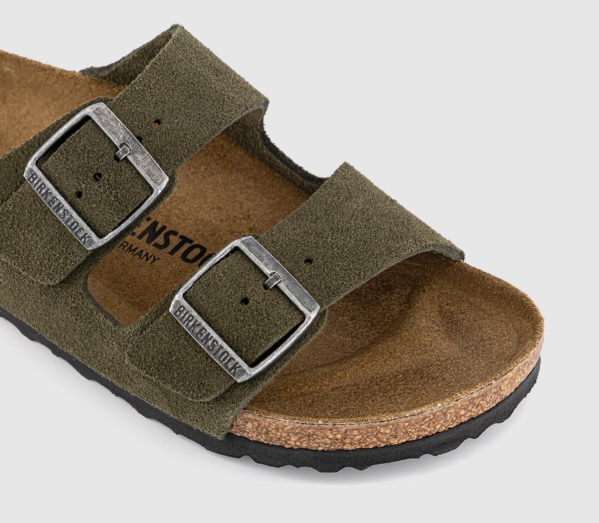 BIRKENSTOCKArizona Two Strap Sandals BIRKENSTOCKArizona Two Strap SandalsSuede Thyme