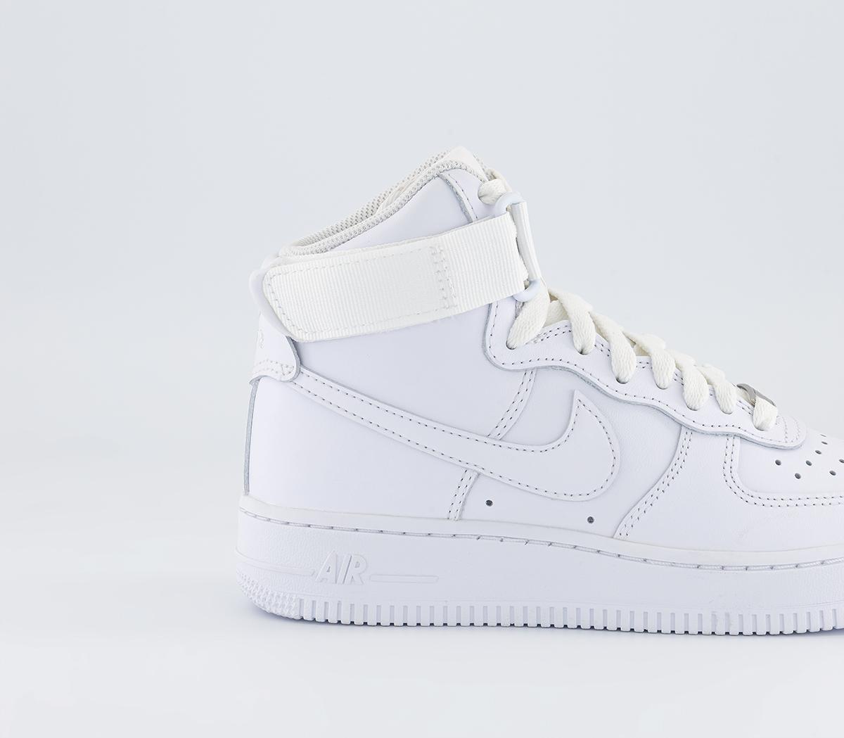 Nike Air Force 1 Hi Trainers Nike Air Force 1 Hi Trainers White White White White