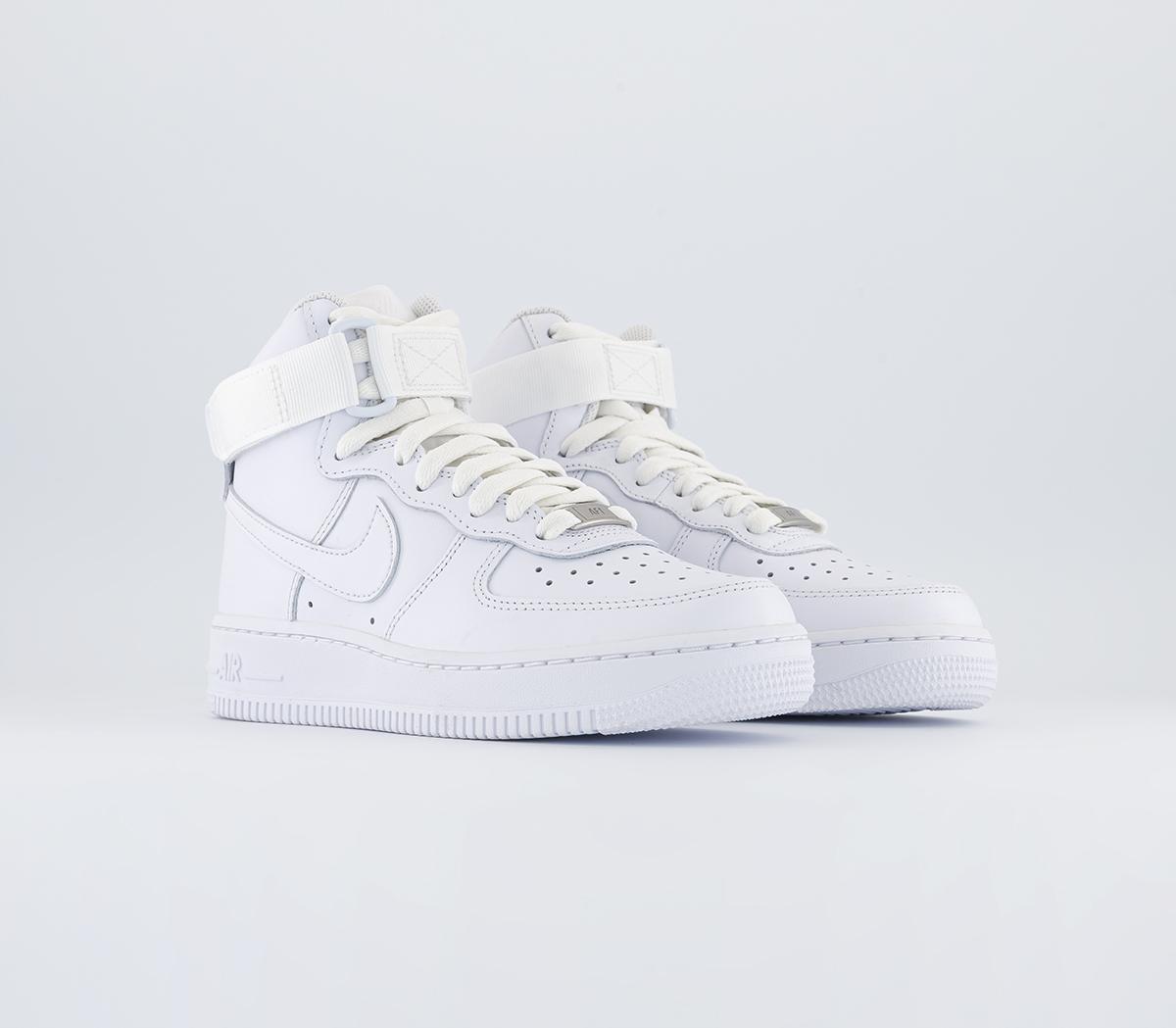 Nike Air Force 1 Hi Trainers Nike Air Force 1 Hi Trainers White White White White