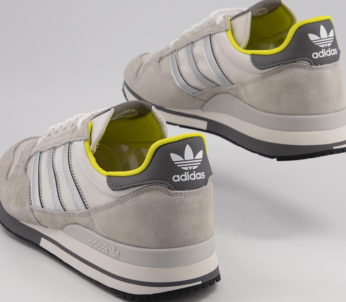 adidas Zx 500 Trainers Metal Grey Core Black Grey - Unisex Sports