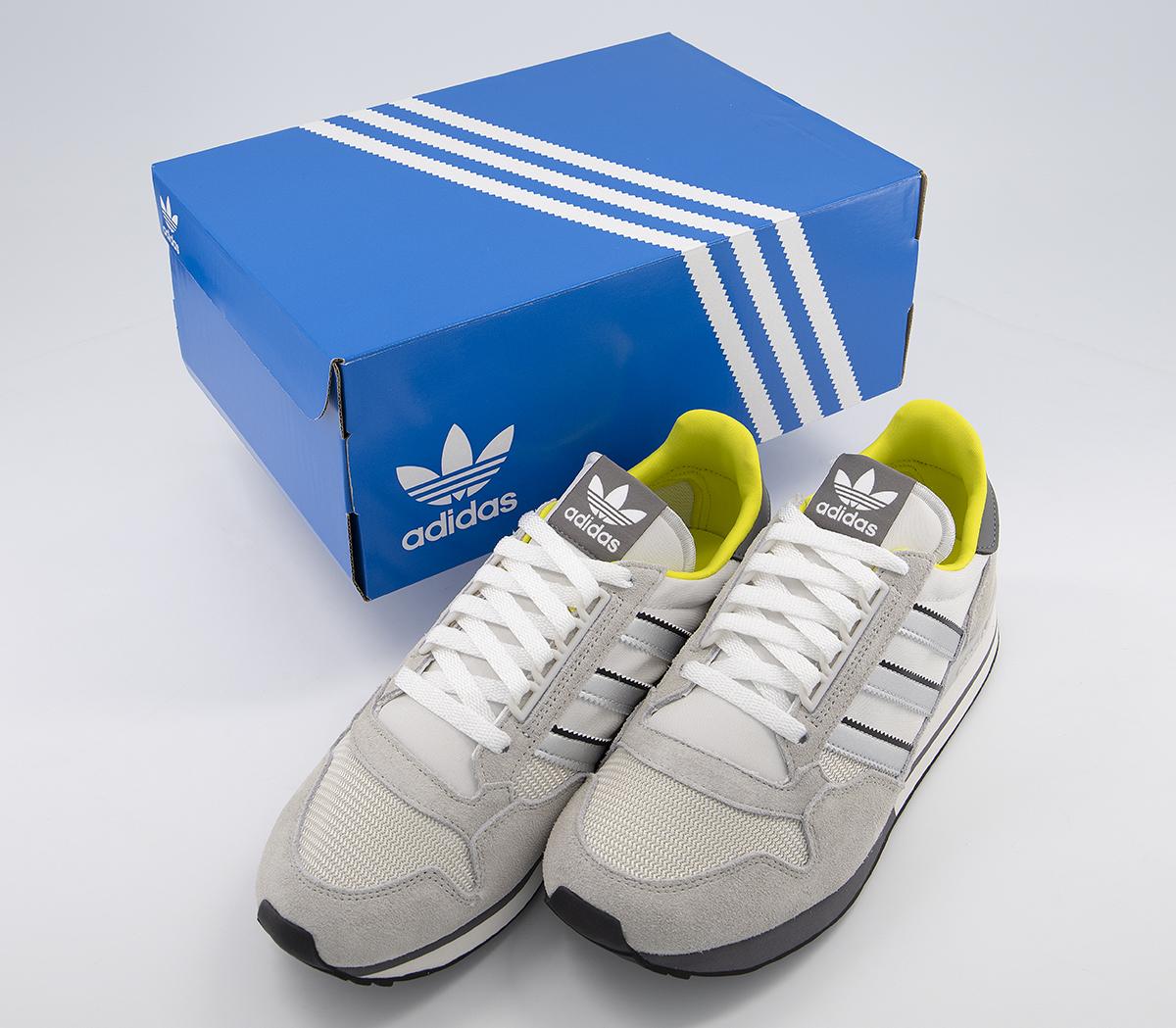 adidas Zx 500 Trainers Metal Grey Core Black Grey - Unisex Sports
