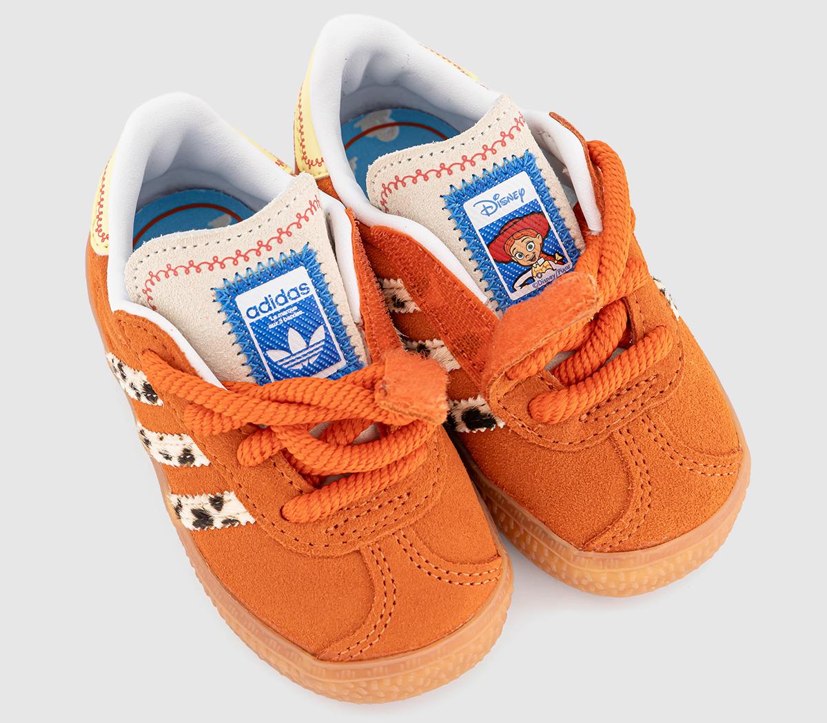 adidasGazelle Toy Story Infant Trainers adidasGazelle Toy Story Infant TrainersGlory Amber White Black