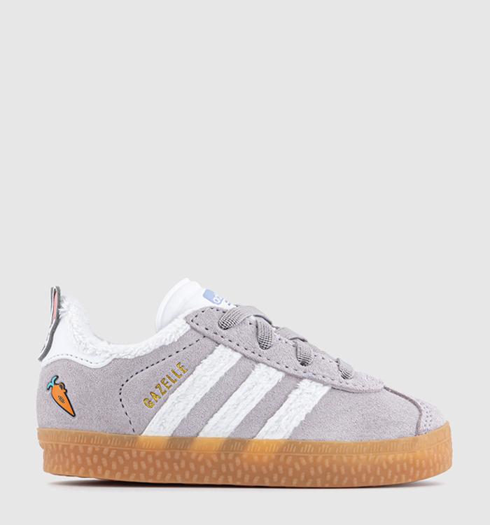 adidas Gazelle 2 Zootopia Infant Trainers Neutral White Gum