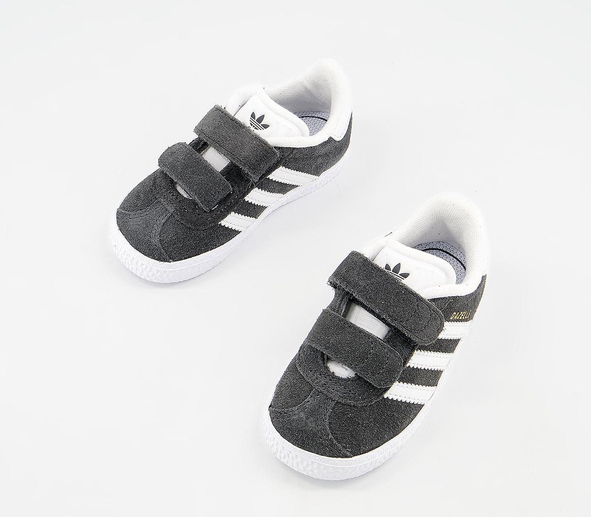 adidas Gazelle 2 Infant Trainers adidas Gazelle 2 Infant Trainers Dark Grey White V