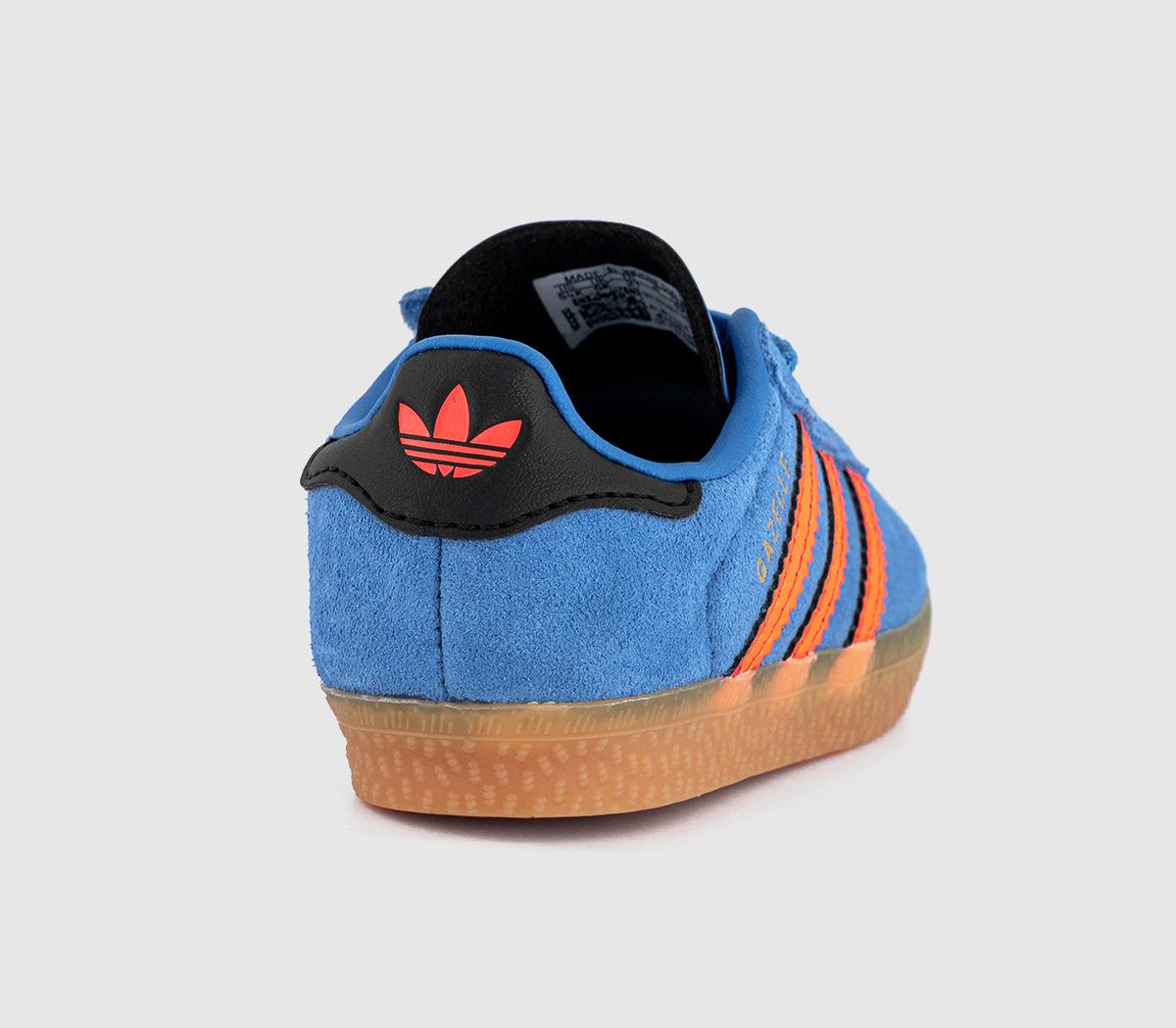 adidasGazelle 2 Infant Trainers adidasGazelle 2 Infant TrainersFocus Blue Solar Orange Black