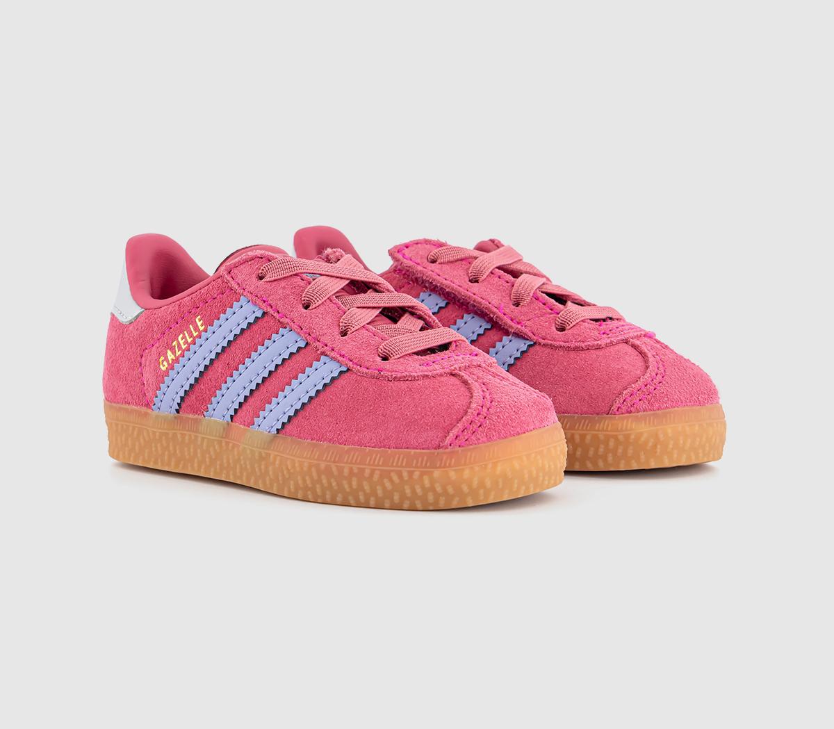 adidasGazelle 2 InfantShock Pink Blue Spark Halo Blue
