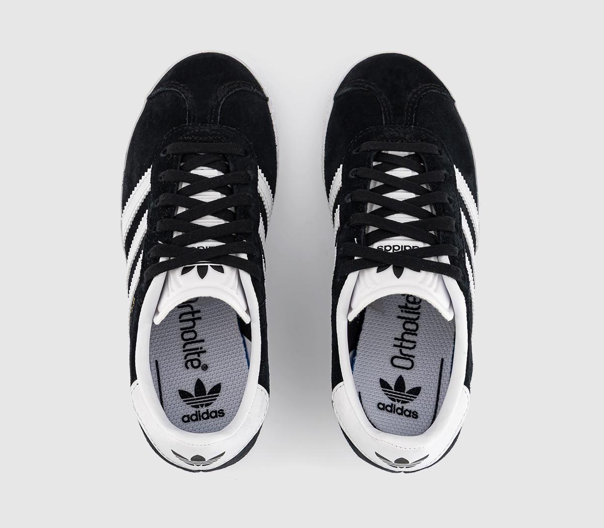 adidasGazelle 2 Kids TrainersBlack White
