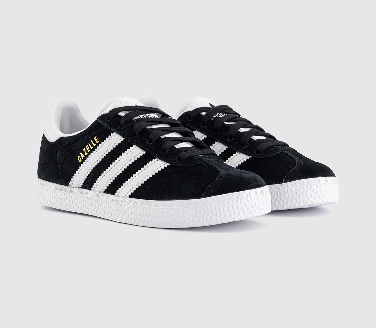 adidasGazelle 2 Kids TrainersBlack White