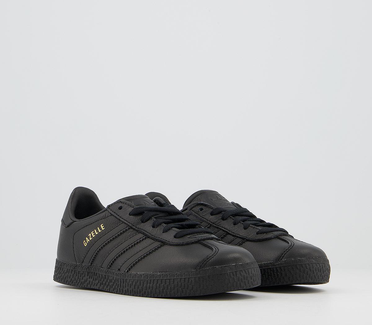 black adidas gazelle junior