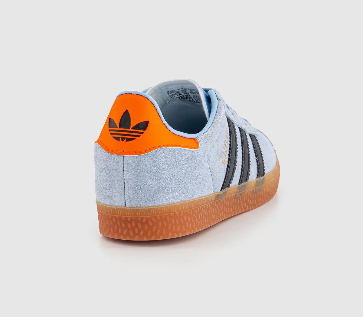 adidasGazelle 2 Kids Trainers adidasGazelle 2 Kids TrainersClear Sky Black Solar Orange