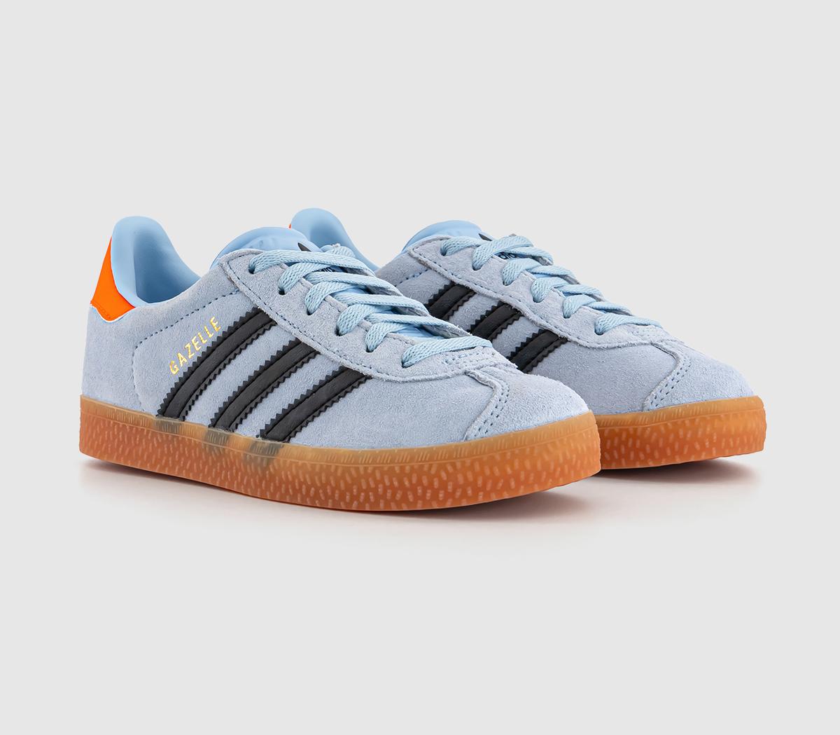 adidasGazelle 2 Kids Trainers adidasGazelle 2 Kids TrainersClear Sky Black Solar Orange