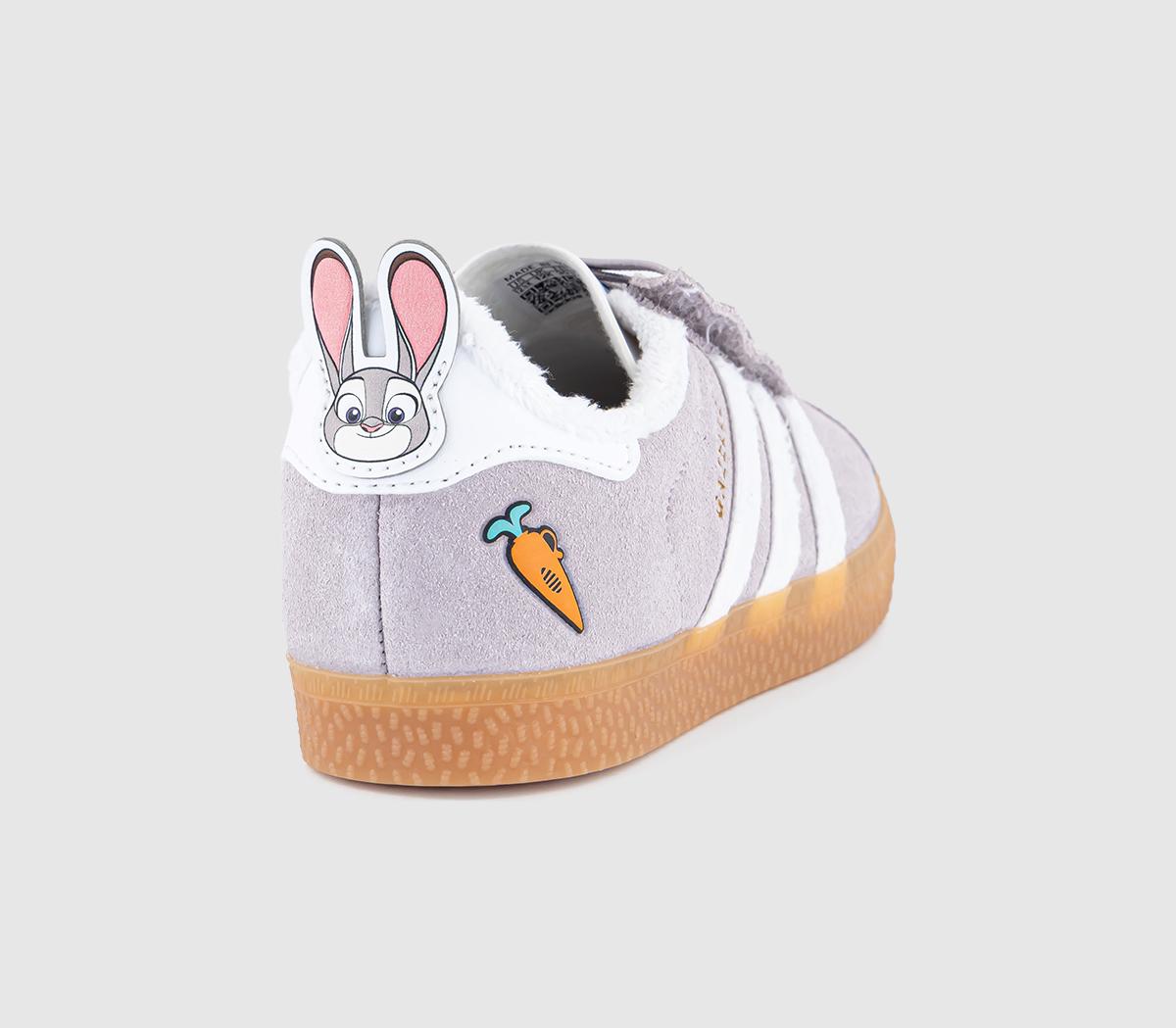 adidasGazelle 2 Zootopia Kids TrainersNeutral White Gum