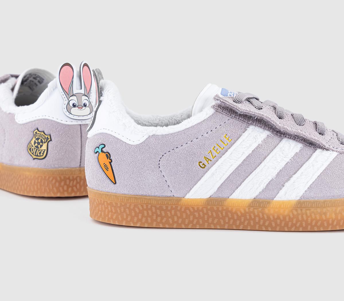 adidasGazelle 2 Zootopia Kids TrainersNeutral White Gum