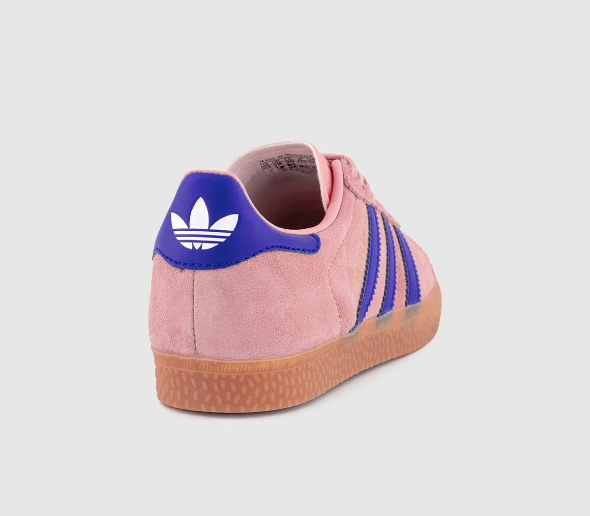 adidasGazelle 2 Kids Trainers adidasGazelle 2 Kids TrainersSemi Pink Spark Lucid Blue Lucid Blue