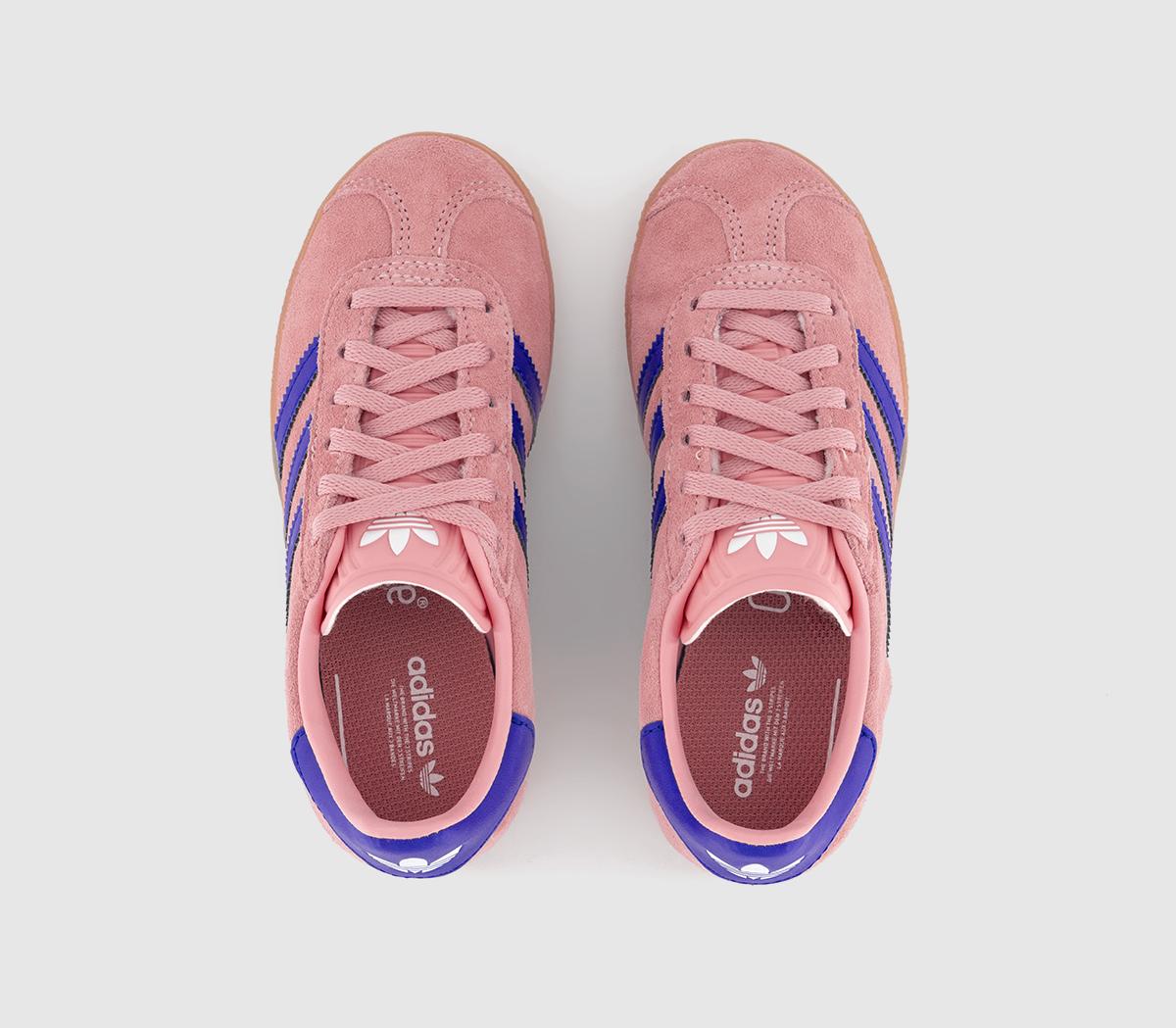 adidasGazelle 2 Kids Trainers adidasGazelle 2 Kids TrainersSemi Pink Spark Lucid Blue Lucid Blue