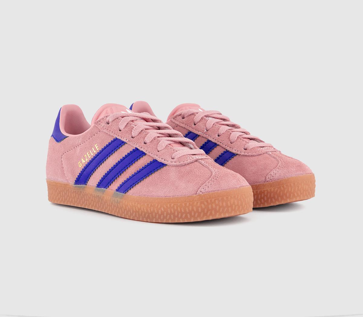 adidasGazelle 2 Kids Trainers adidasGazelle 2 Kids TrainersSemi Pink Spark Lucid Blue Lucid Blue