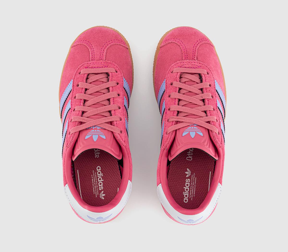 adidasGazelle 2 Kids TrainersShock Pink Blue Spark Halo Blue