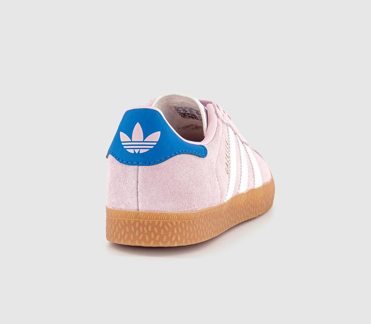 adidasGazelle 2 Kids TrainersPink White Bluebird