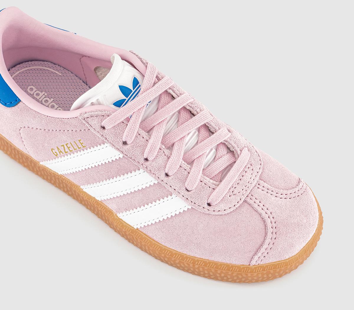 adidasGazelle 2 Kids TrainersPink White Bluebird